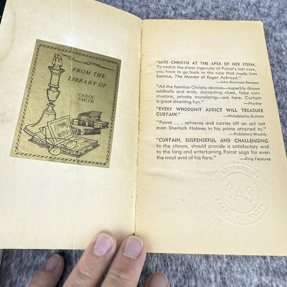 ✅The New Bedside Armchair Companion to Agatha Christie +Curtain PB Book Lot of 2 - Picture 4 of 8